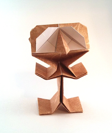 Origami Mr. Puppet by Riki Saito folded by Gilad Aharoni