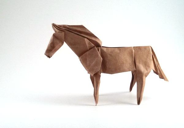 Origami Mustang by John Montroll folded by Gilad Aharoni