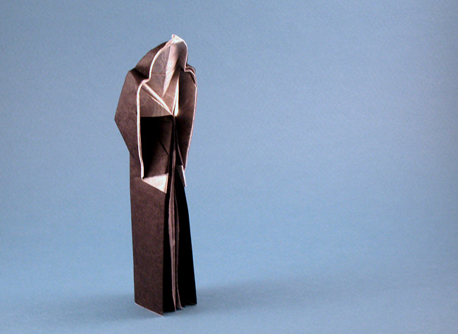 Origami Nun by Ashimura Shun'ichi folded by Gilad Aharoni