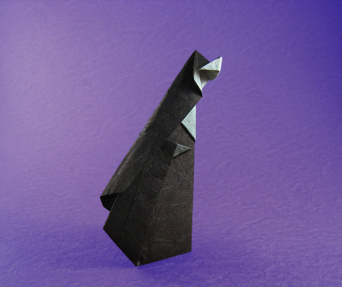 Origami Nun by Kunihiko Kasahara folded by Gilad Aharoni