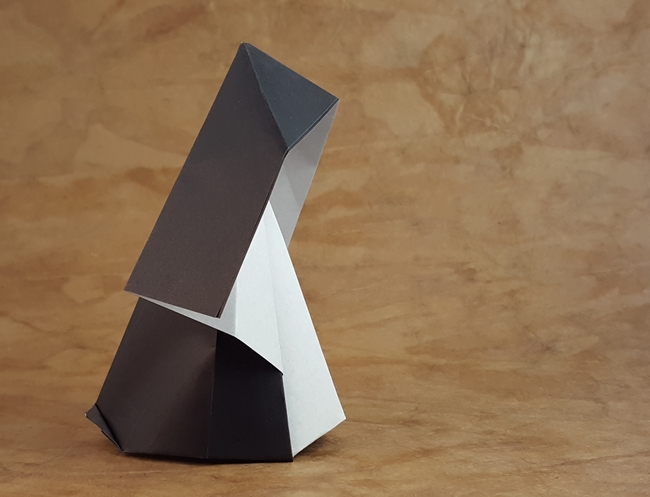 Origami Nun by Saburo Kase folded by Gilad Aharoni