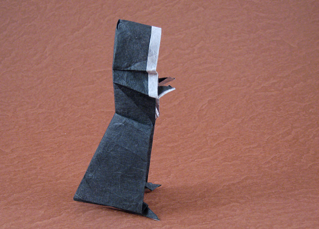 Origami Nun by Robert J. Lang folded by Gilad Aharoni