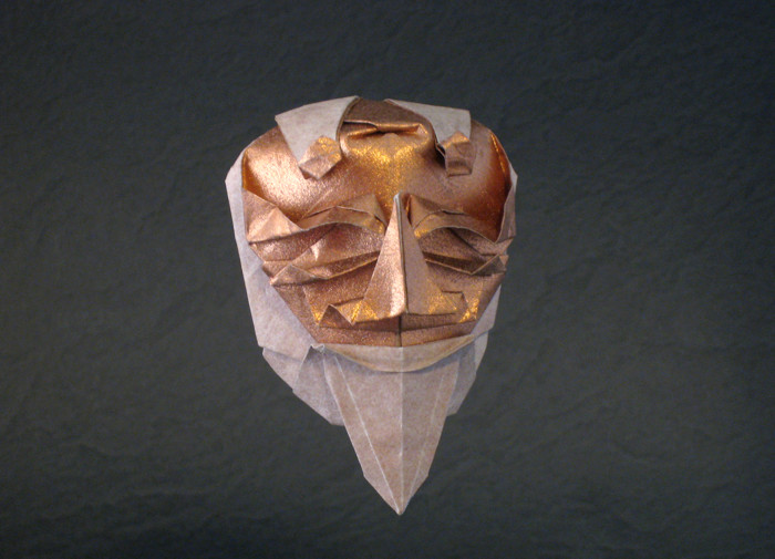 Origami Okina by Tomoko Fuse folded by Gilad Aharoni