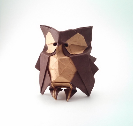 Origami Owl by Roman Diaz folded by Gilad Aharoni