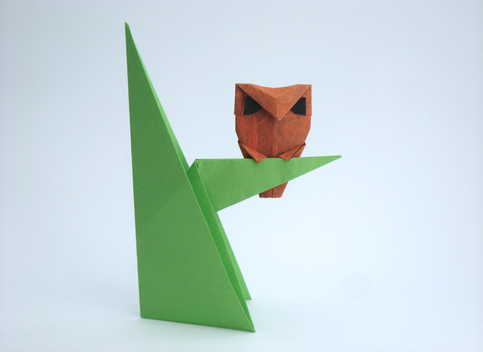 Origami Tree by Kunihiko Kasahara folded by Gilad Aharoni
