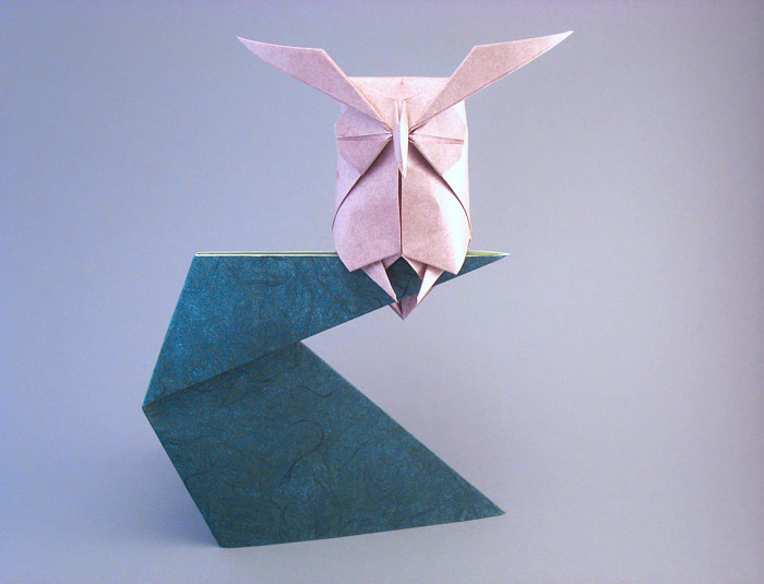 Origami Owl by Hideo Komatsu folded by Gilad Aharoni
