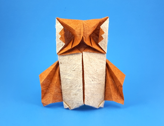 Origami Owl by Francesco Miglionico folded by Gilad Aharoni