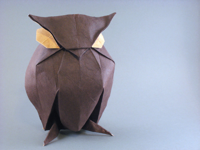 Origami Owl by Nguyen Hung Cuong folded by Gilad Aharoni