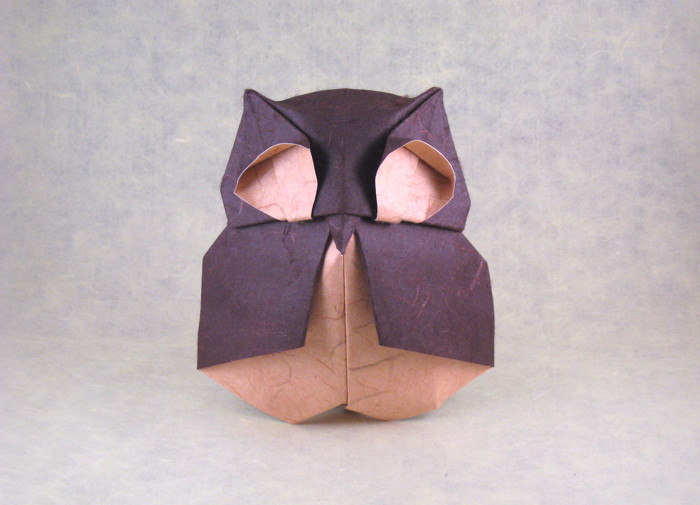 Origami Owl by Federico Scalambra folded by Gilad Aharoni