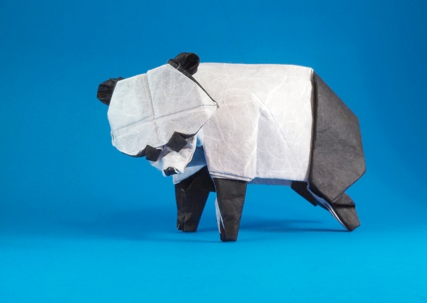 Origami Panda by Steven Casey folded by Gilad Aharoni