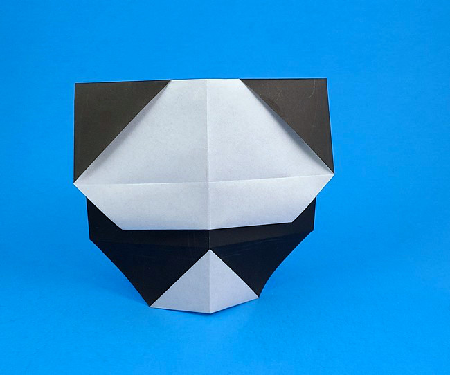 Origami Panda cub by Fumiaki Shingu folded by Gilad Aharoni