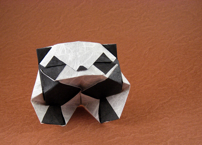 Origami Panda by Roman Diaz folded by Gilad Aharoni