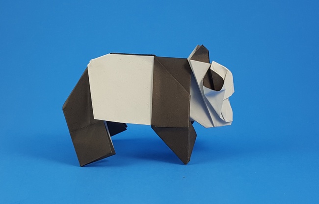 Origami Panda by Neal Elias folded by Gilad Aharoni