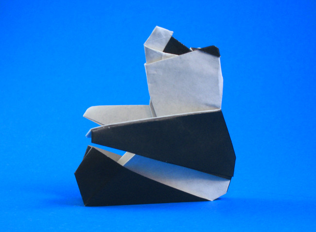 Origami Panda by Virgillio Esteban folded by Gilad Aharoni