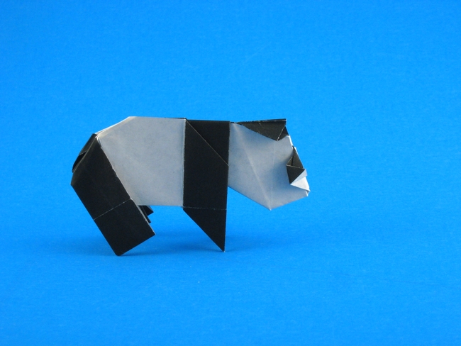 Origami Panda by Robert Harbin folded by Gilad Aharoni