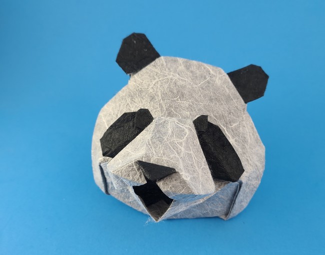 Origami Panda head by Imai Kota folded by Gilad Aharoni