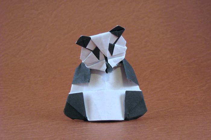Origami Panda by Kunihiko Kasahara folded by Gilad Aharoni
