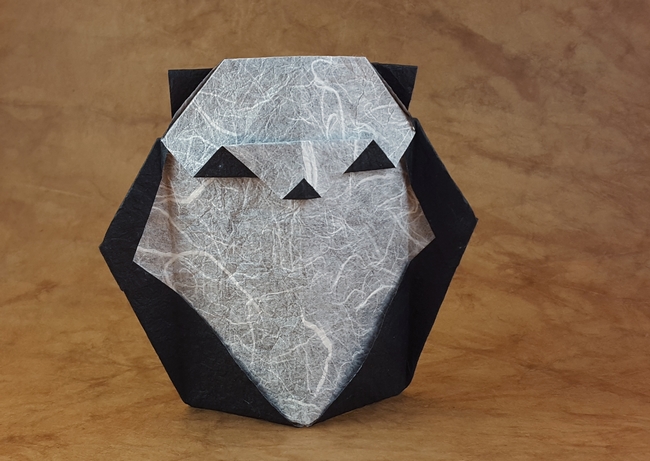 Origami Panda by Michael G. LaFosse folded by Gilad Aharoni