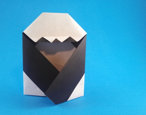 Origami Panda by Sebastien Limet (Sebl) folded by Gilad Aharoni