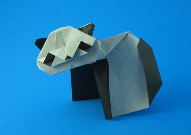 Origami Panda by David Llanque folded by Gilad Aharoni