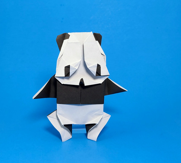 Origami Panda by Masa folded by Gilad Aharoni