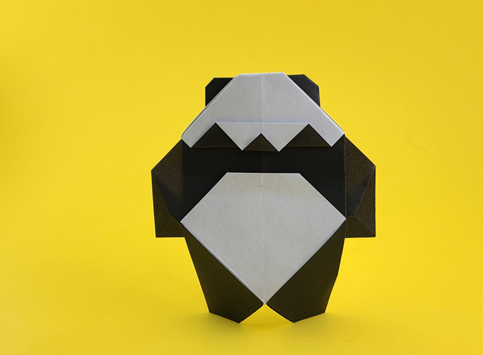 Origami Panda by Rob Snyder folded by Gilad Aharoni