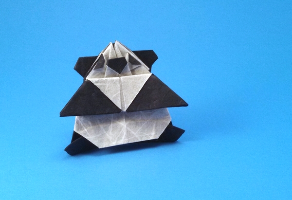 Origami Alex's Panda by Sok Song folded by Gilad Aharoni