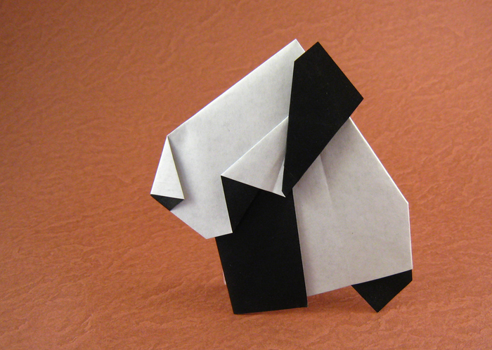 Origami Panda by Yamada Katsuhisa folded by Gilad Aharoni
