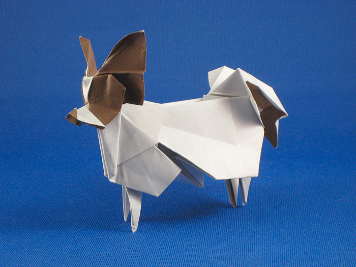 Origami Papillon by Hideo Komatsu folded by Gilad Aharoni