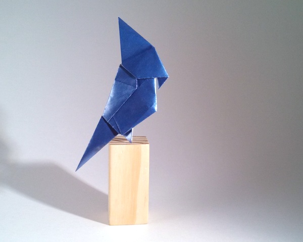 Origami Parrot by Makoto Yamaguchi folded by Gilad Aharoni