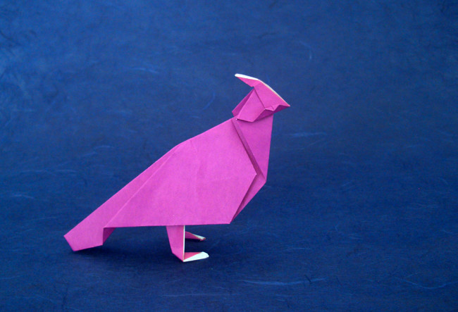 Origami Partridge by John Montroll folded by Gilad Aharoni