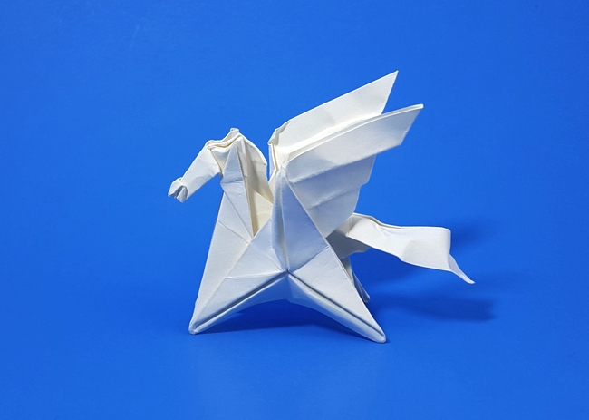 Origami Pegasus by Paul Frasco folded by Gilad Aharoni