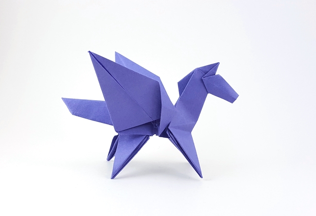 Origami Pegasus by Gotani Tetsuya folded by Gilad Aharoni