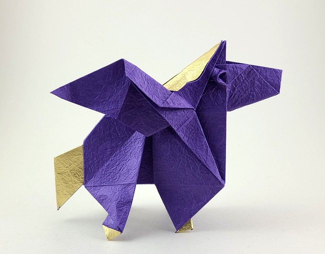 Origami Pegasus by Imai Yudai folded by Gilad Aharoni