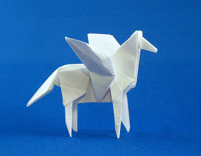 Origami Pegasus by Jun Maekawa folded by Gilad Aharoni