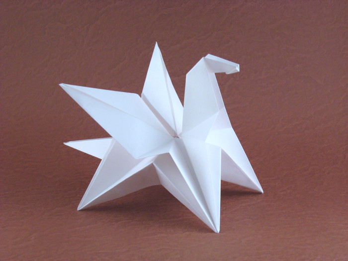 Origami Pegasus by James M. Sakoda folded by Gilad Aharoni