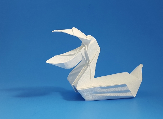 Origami Pelican by Stefan Delecat folded by Gilad Aharoni