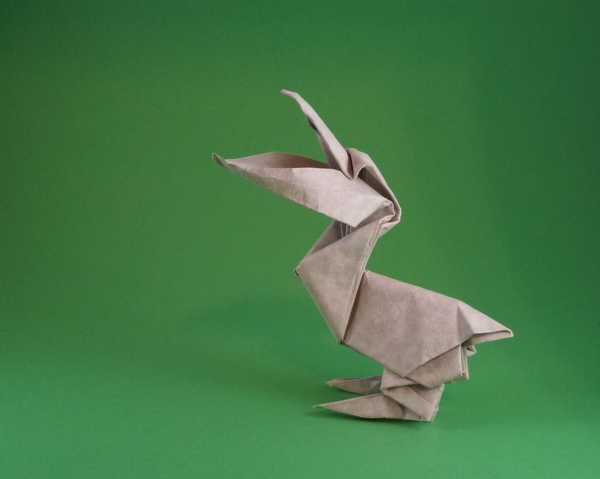 Origami Pelican by Kunihiko Kasahara folded by Gilad Aharoni