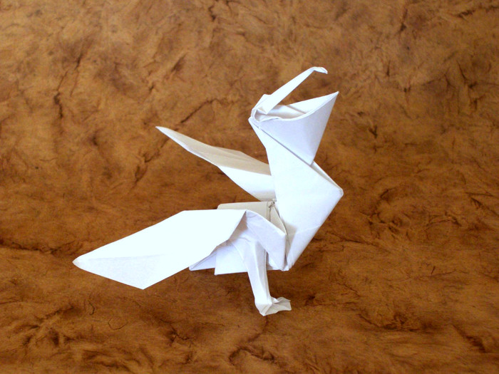 Origami Pelican by Jason Ku folded by Gilad Aharoni