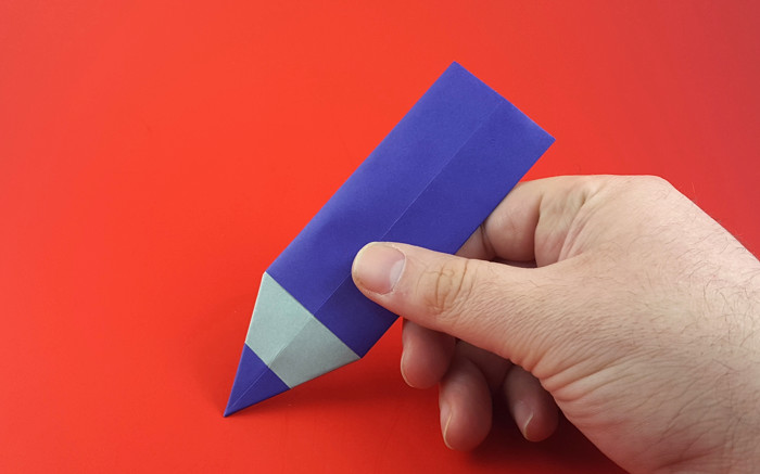 Origami Pencil by Sergei Afonkin folded by Gilad Aharoni