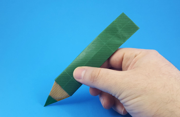 Origami Pencil by Marc Kirschenbaum folded by Gilad Aharoni