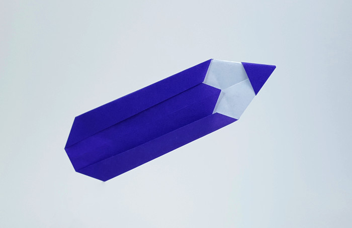 Origami Pencil by Masa folded by Gilad Aharoni