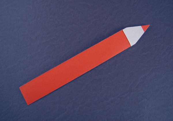 Origami Pencil by Traditional folded by Gilad Aharoni