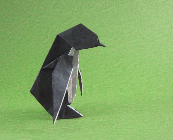 Origami Penguin by Alice Gray folded by Gilad Aharoni
