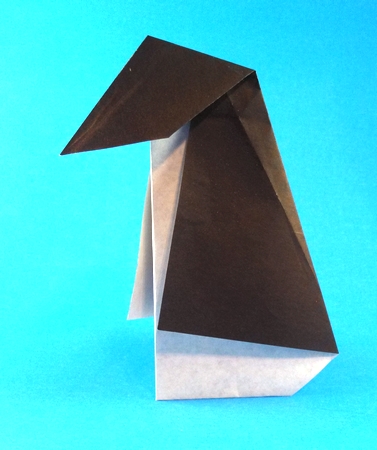 Origami Penguin by Paul Jackson folded by Gilad Aharoni