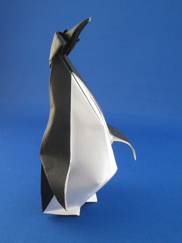 Origami Penguin by Eric Joisel folded by Gilad Aharoni