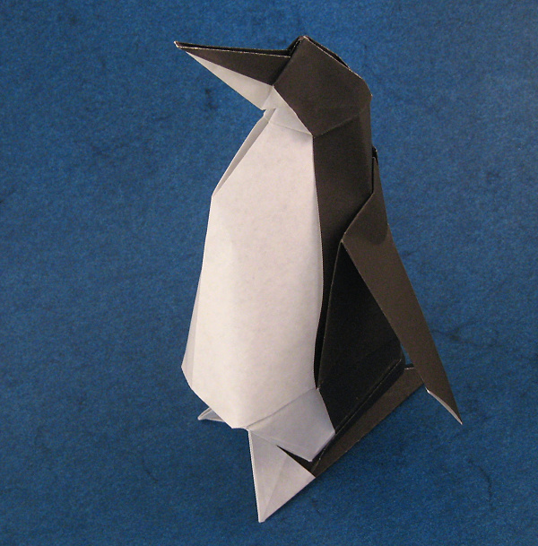 Origami Penguin by Jun Maekawa folded by Gilad Aharoni