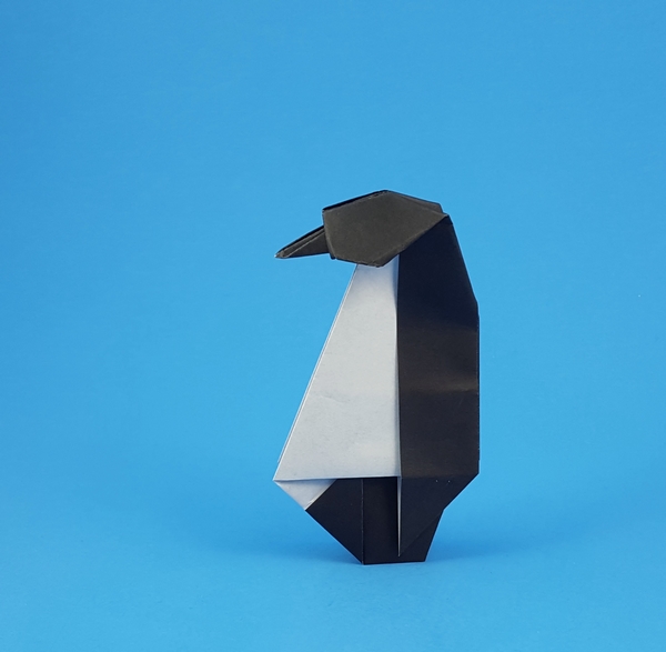 Origami Penguin by Makoto Yamaguchi folded by Gilad Aharoni