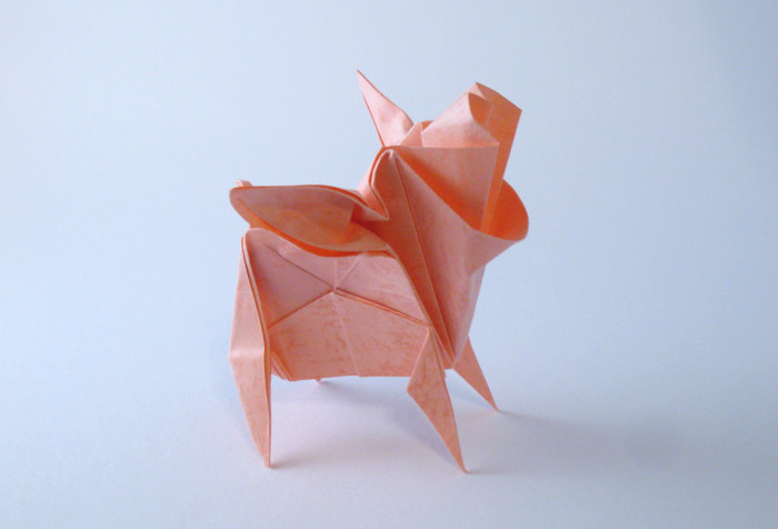 Origami Vietnamese pig by Madiyar Amerkeshev folded by Gilad Aharoni