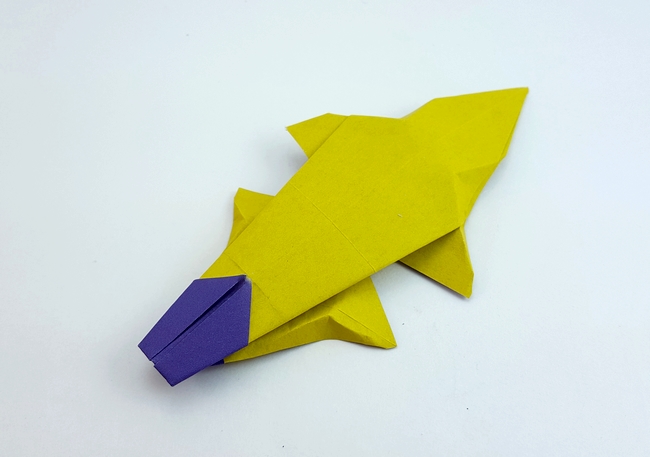 Origami Platypus by Marc Kirschenbaum folded by Gilad Aharoni